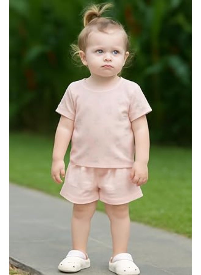 MINIIMODZ MINII MODZ Alpha Print Shorts for Girls | Soft Cotton Mini Shorts with Alphabet Print | Toddler Nightwear & Casual Shorts - Image 5